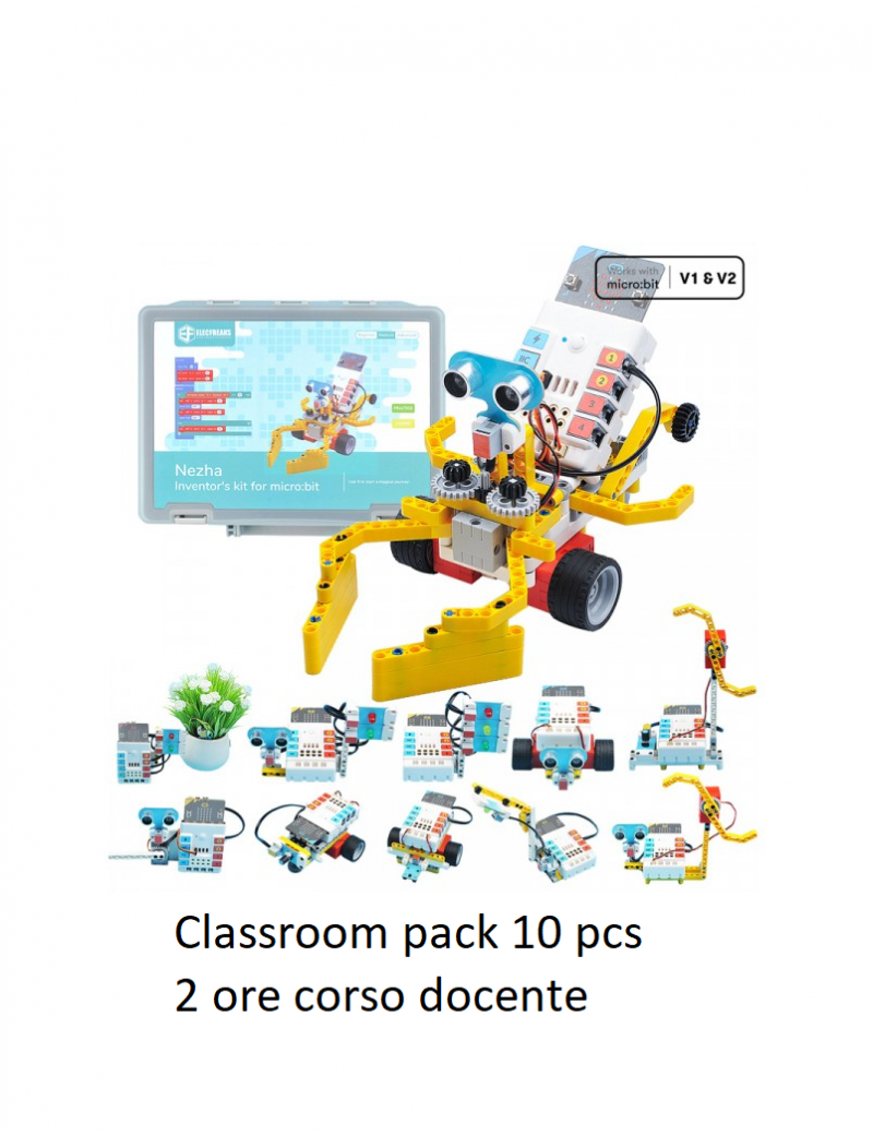 NEZHA Inventor's kit for micro:bit classroom pack 10pcs NEZHA Inventor's kit for micro:bit classroom pack 10pcs
