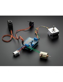 Adafruit Motor/Stepper/Servo Shield for Arduino v2 Kit - v2.0
