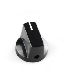 Black Knob - 15x19mm