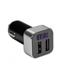 CARICATORE AUTO USB LCD