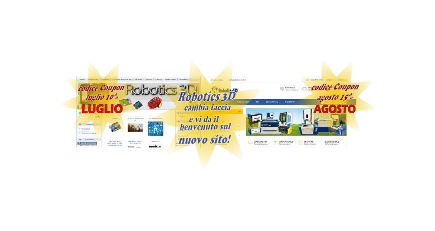 Nuovo sito  Web Robotics 3d