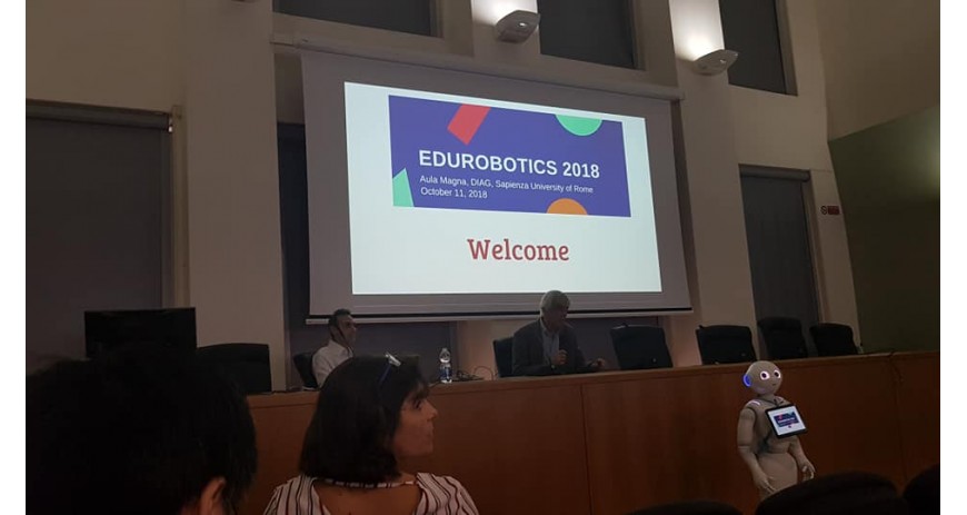 EDUROBOTICS 2018 con Robotics 3D e La Sapienza